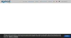 Desktop Screenshot of egmontviaggi.it